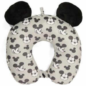 Walt Disney Mickey Mouse Gray & Black Travel Neck Pillow Airplane, Car, …